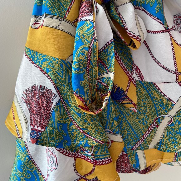 Luxel Silk Tie Romper - Picture 2 of 2